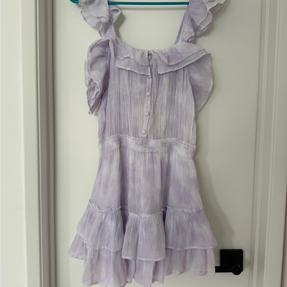 Loveshack fancy marina dress purple